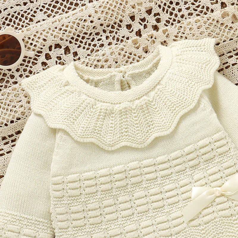 Conjuntos de invierno para niñas 2 piezas: suéter de punto y leggings - imagen 2
