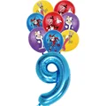 17pcs balloons 9