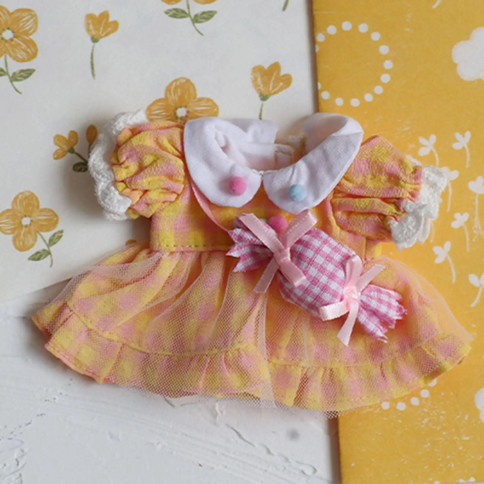 Fashion Doll Dress Costume for 10-15cm Girl Dolls Dress up New Year Gifts, Halloween Gifts