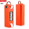 2pcs 12800mAh