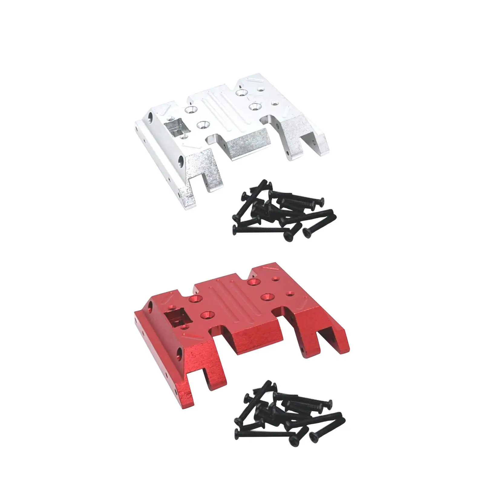 Gearbox Aluminium Center Mount Aluminium Skid Plate Spare Parts Transmissions Plates for MN128 MN86 MN86S 1/12 RC Model Car