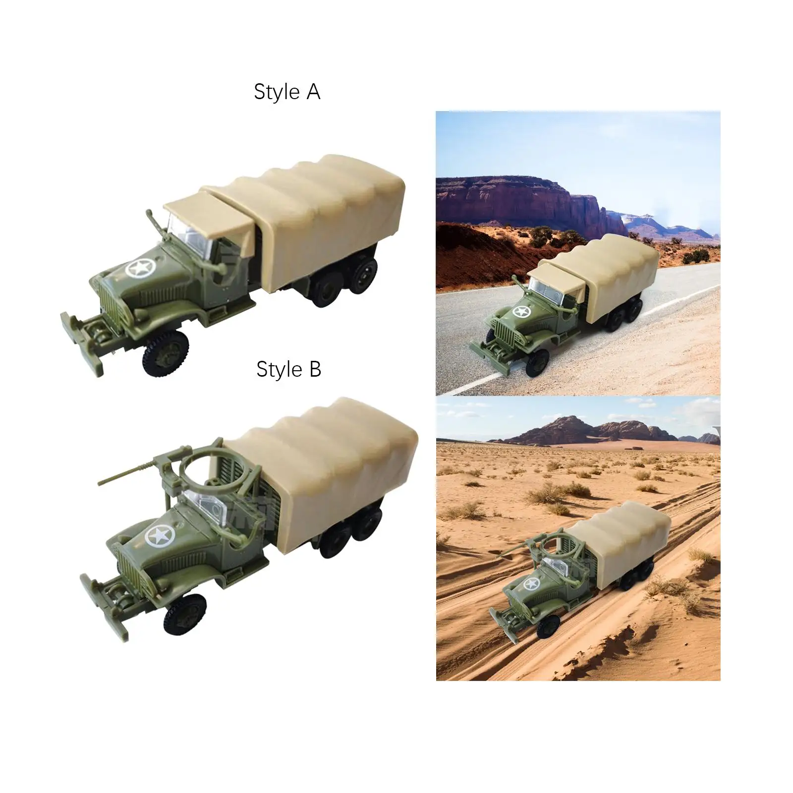 Simulation 1/72 Truck Model Kits DIY Model Car Kits for Party Gifts Assemble