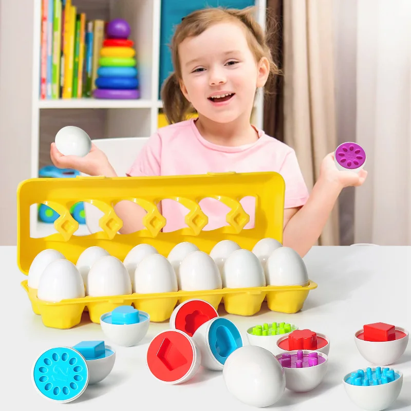 Rompecabezas huevo Montessori – Juguete educativo para niños - imagen 4