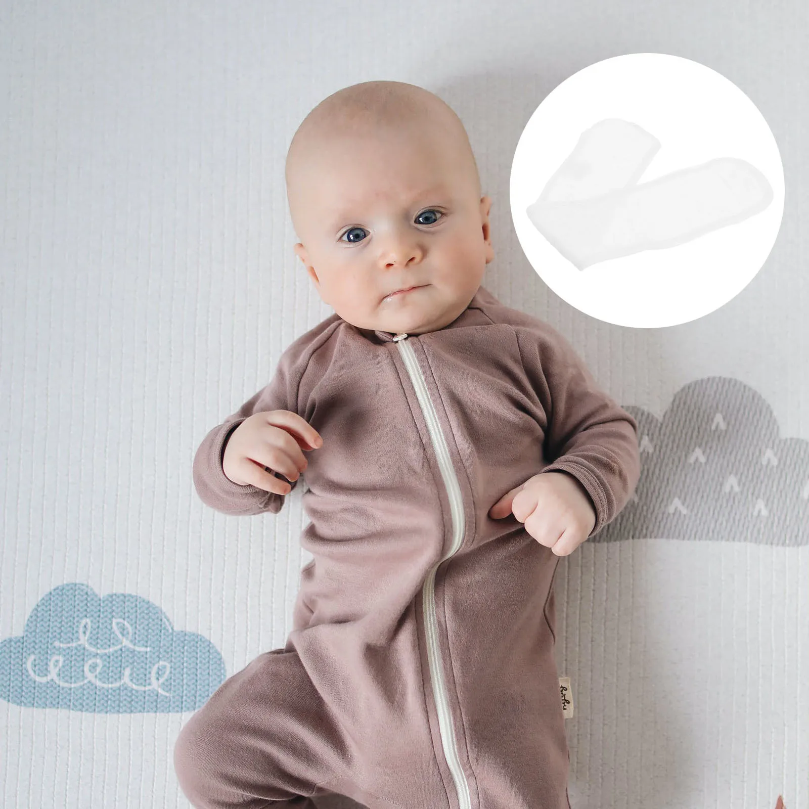 10 Uds. Banda para el ombligo de bebé, cinturón para el ombligo de algodón para recién nacido, banda protectora Umbilical suave y transpirable para bebé, cómoda y ajustable - imagen 5