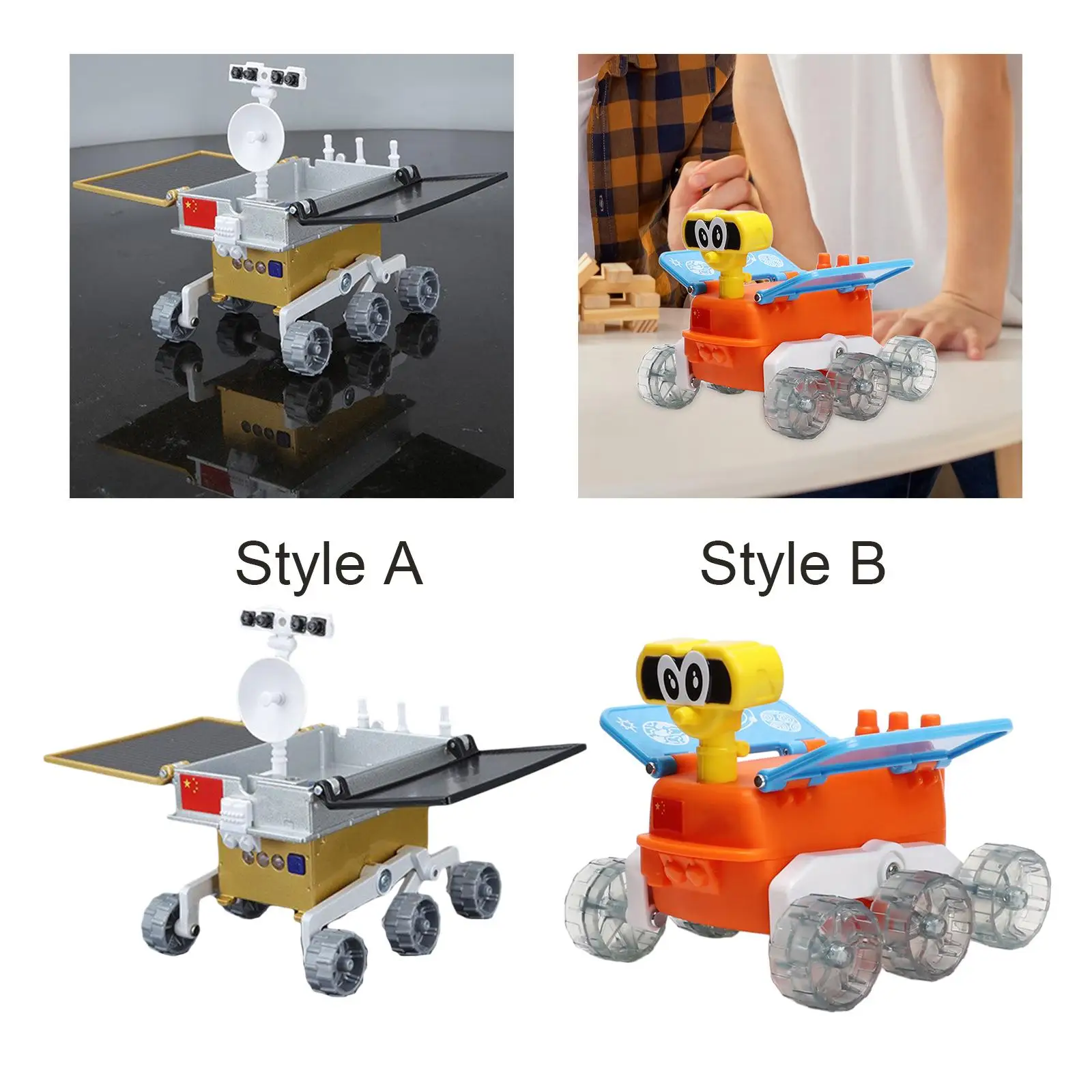 Lunar Rover 3D Model Simulation Space Rover Toys for Adults Children Kids