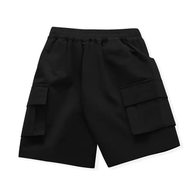 Pantalones cortos verano para niños – Estilo cargo holgado - imagen 3