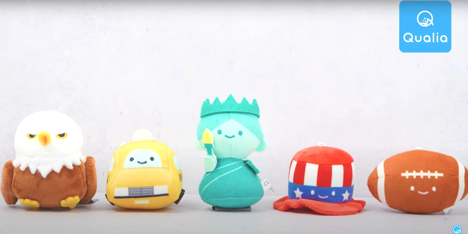 Qualia Peluche para bebé Águila Calva y Estatua de la Libertad - imagen 3