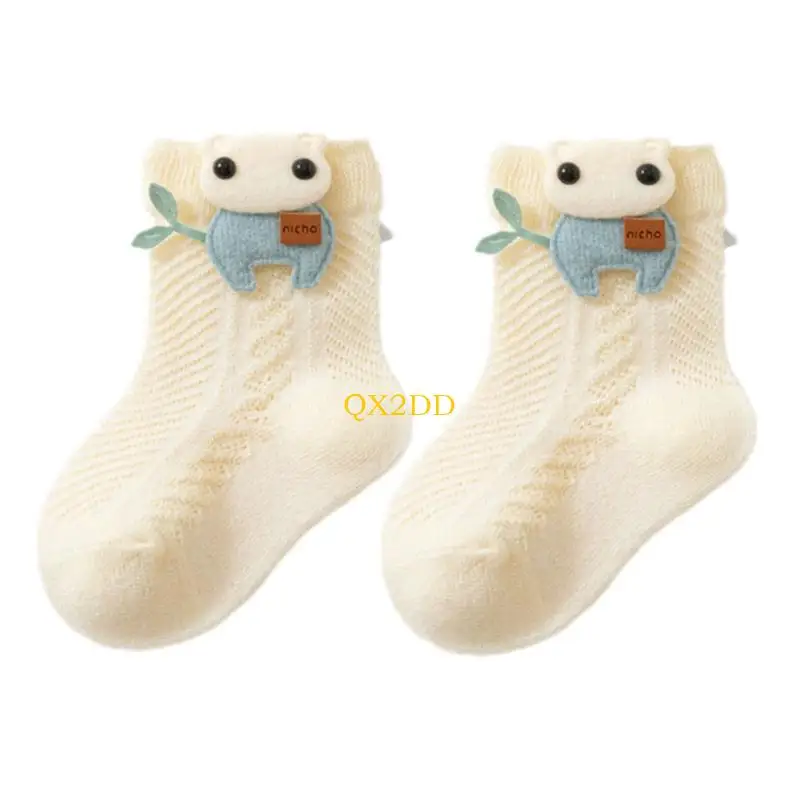 QX2D 0-3 AÑO Cuchillas para niños Calcetines algodón verano Calcetines para bebés algodón - imagen 2