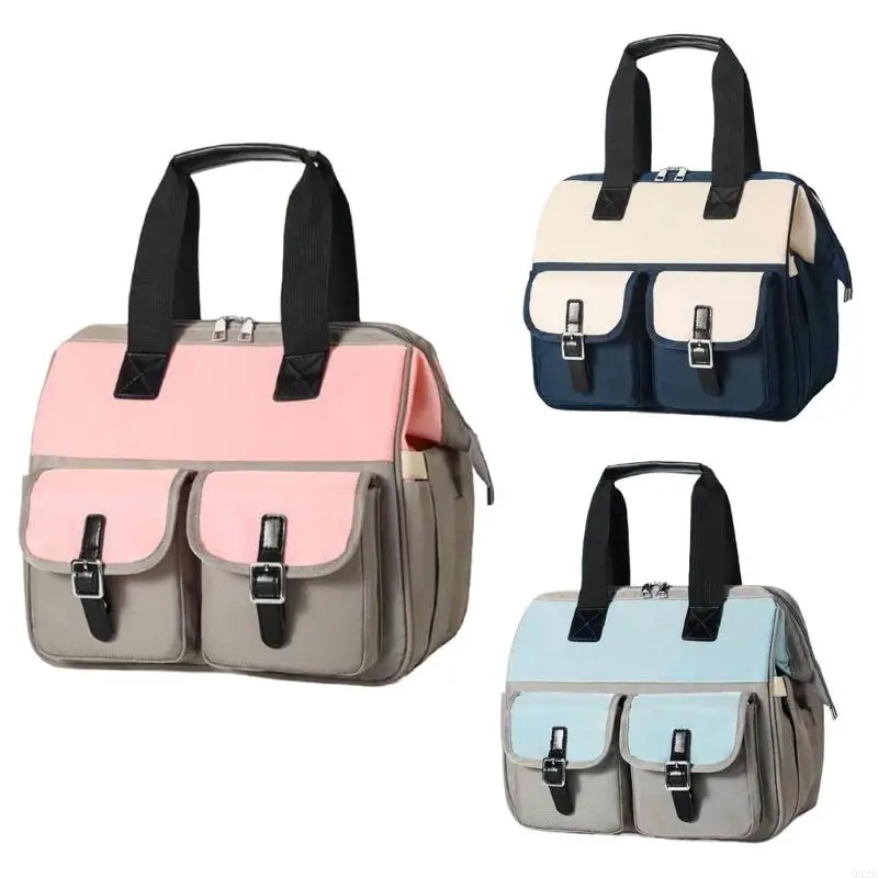 QX2D Baby Diaper Bag Casting Case para madres y papás organización fácil y acceso rápido a los recién nacidos esenciales - imagen 2
