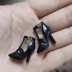 Sandalias originales para muñeca Barbie – Botines de tacón infantil