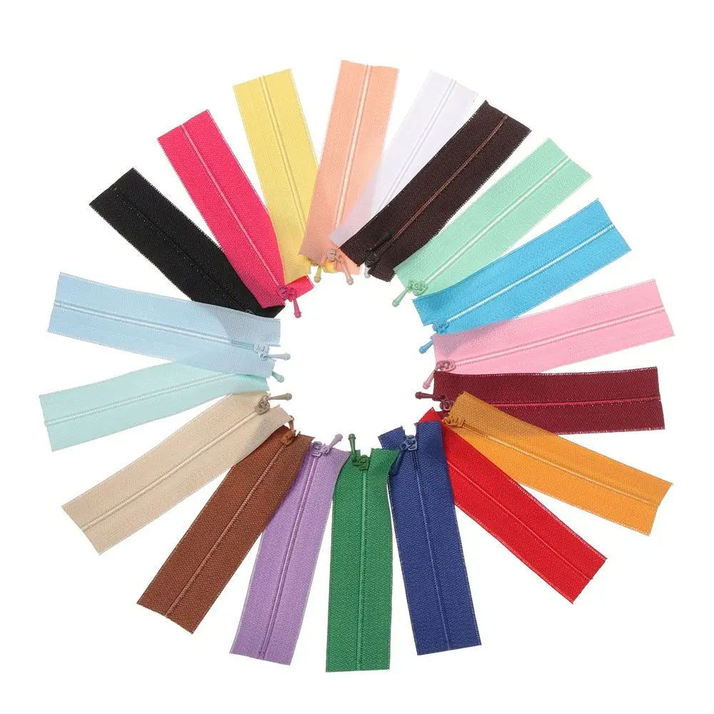 Juego de 5 cremalleras para ropa de muñeca, accesorio para manualidades, costura hecha a mano, álbum de recortes, Mini cremallera, 7-10cm, novedad - imagen 5