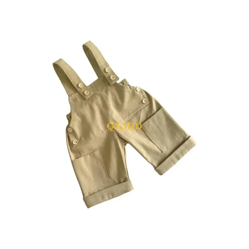 QX2D Adorable bebé sesiones fotos mameluco sombrero traje poliéster suave para recién nacidos 0-1 mes regalo sesión - imagen 5