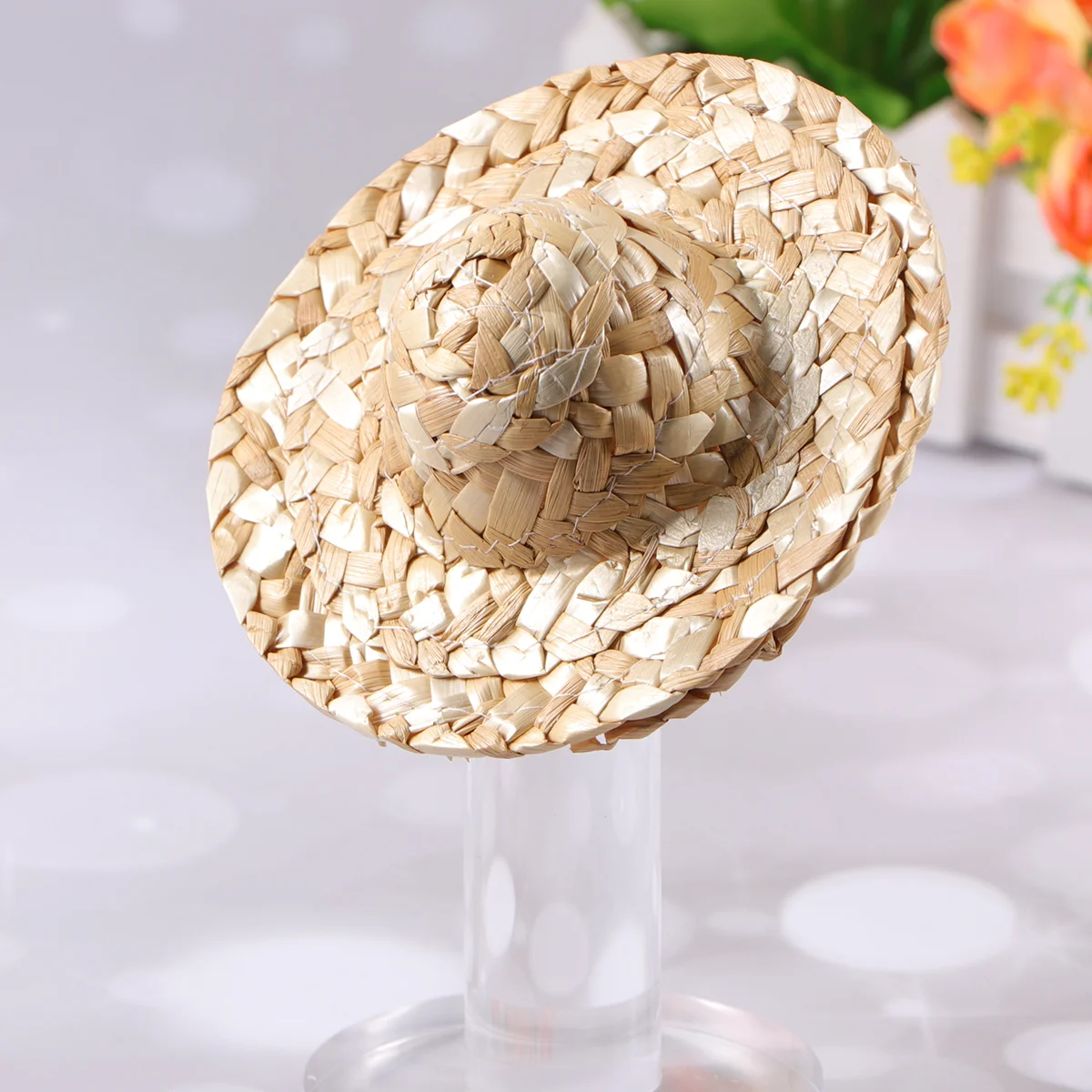 10 Uds. De muñecas para niñas, gorro artesanal para tejer sombreros tejidos, Mini hombre DIY - imagen 2