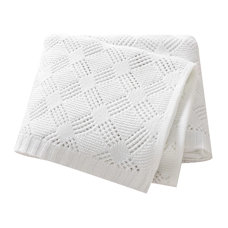 Mantas envolventes para bebé, transpirables, 90x70cm, tejidas, para recién nacidos, niños y niñas, cochecito mensual, cama, cosas para dormir, colcha infantil para todas las estaciones