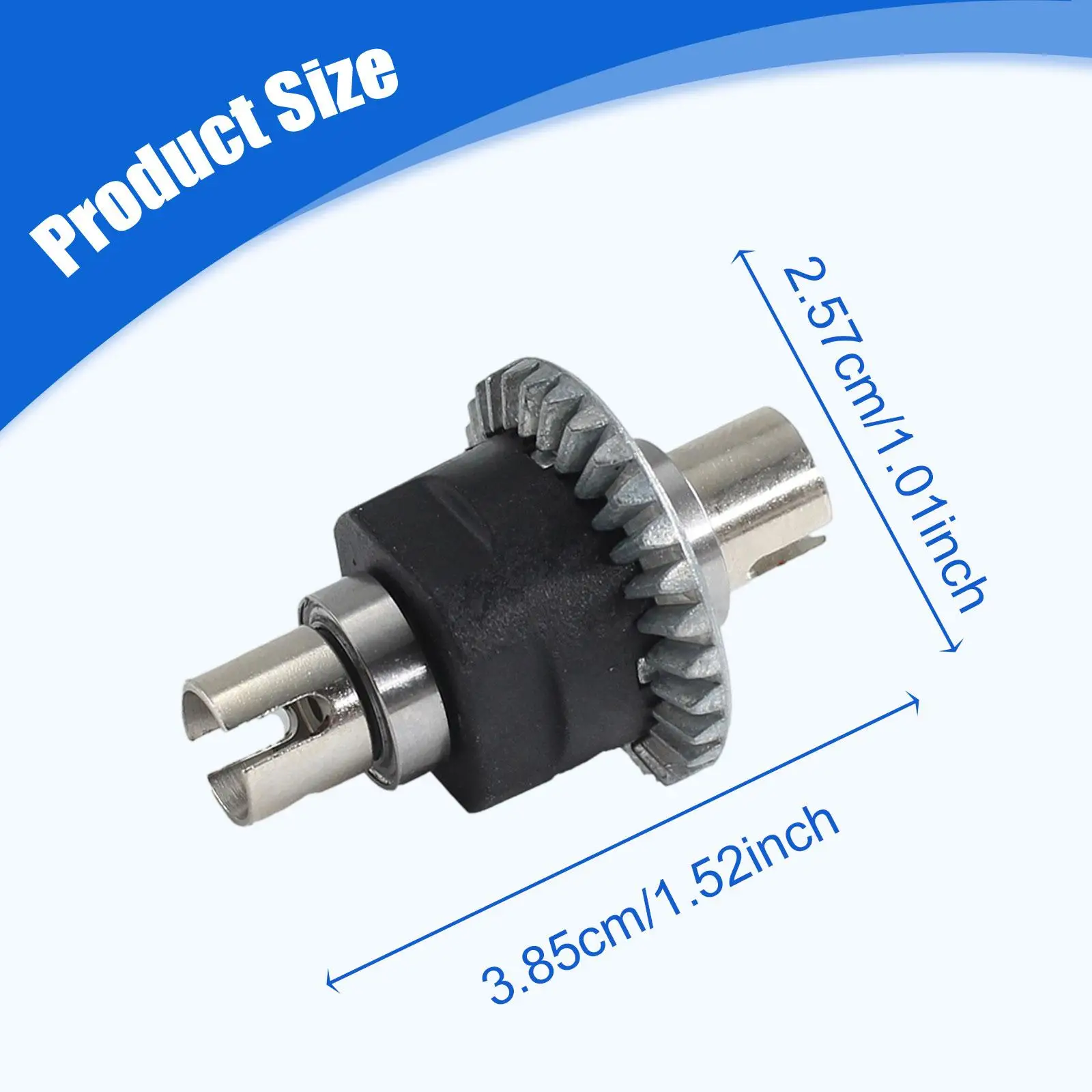 1:18 RC Differential Assembly Assembly Metal RC Car Accessory Supply Replaces Part Accessory Truck Remotes Control Vehicle
