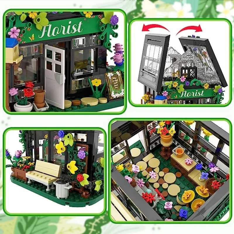 Casa de flores con luces – Juego construcción - imagen 5