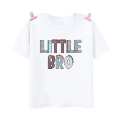 Camisetas para hermanos gemelos con estampado de verano