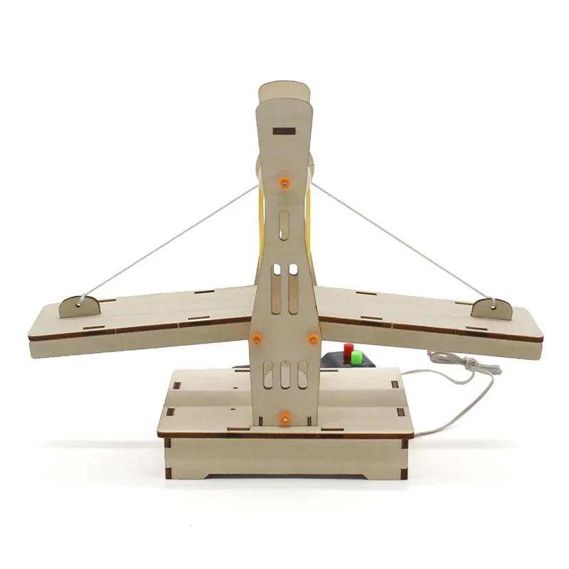 Modelo puente suspensión madera niños experimento DIY STEM HOUSBAY - imagen 2