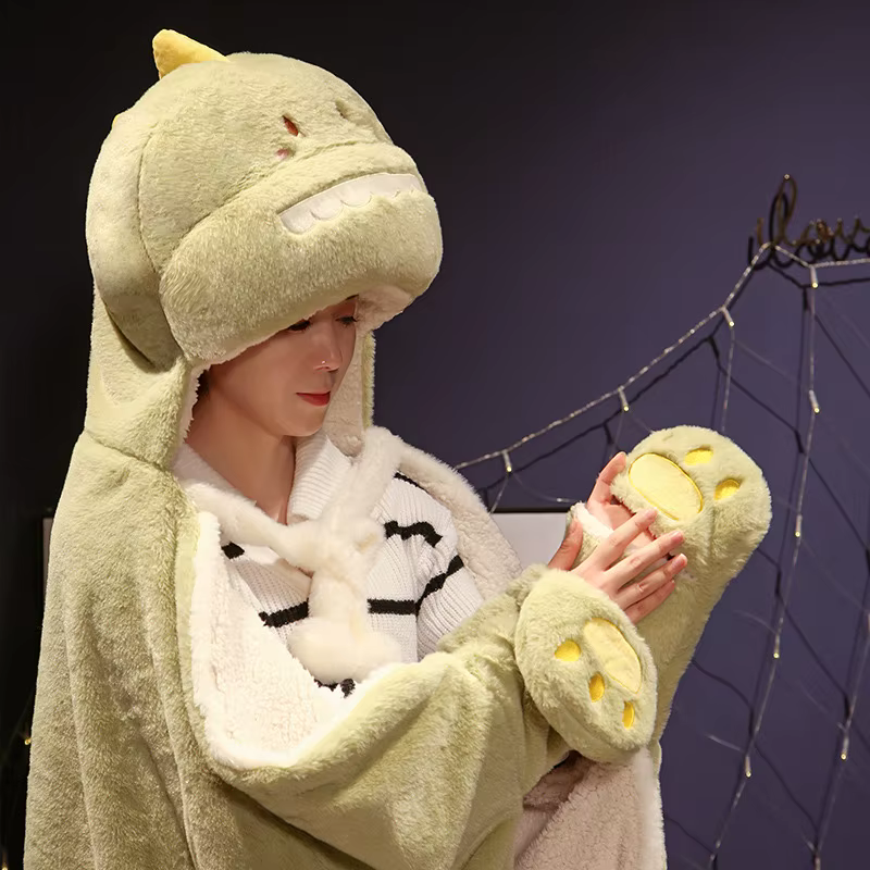 Manta de felpa suave para niños – Diseño dinosaurio - imagen 5