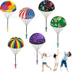 Paracaídas volador de tela para niños – Juguete de lanzamiento