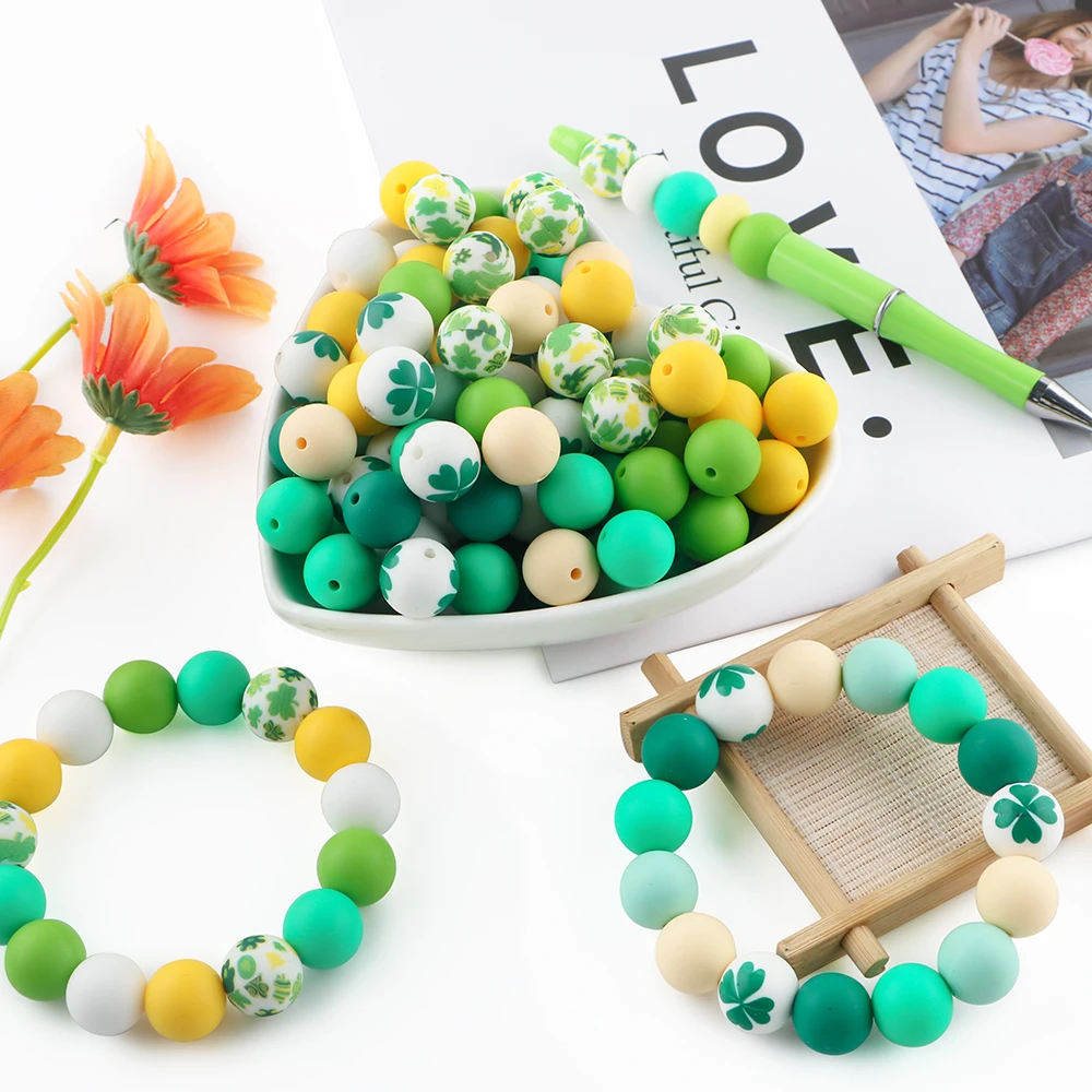Pack cuentas decoradas para hacer pulseras niños - imagen 3