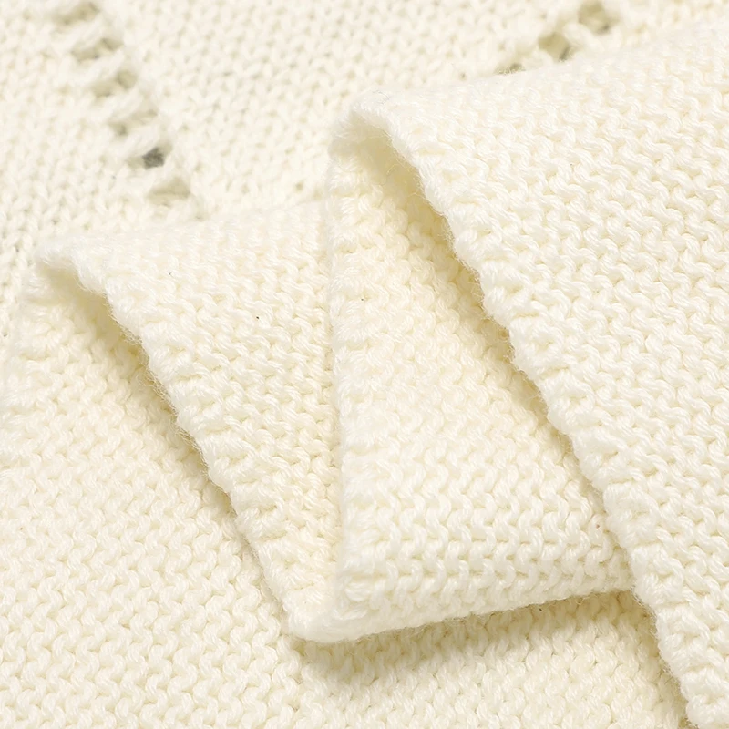 Manta de punto de algodón para bebé, edredón de cama para recién nacido, 90x70CM, supersuave, a la moda, a cuadros amorosos - imagen 5