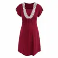 Dress-Wine Red