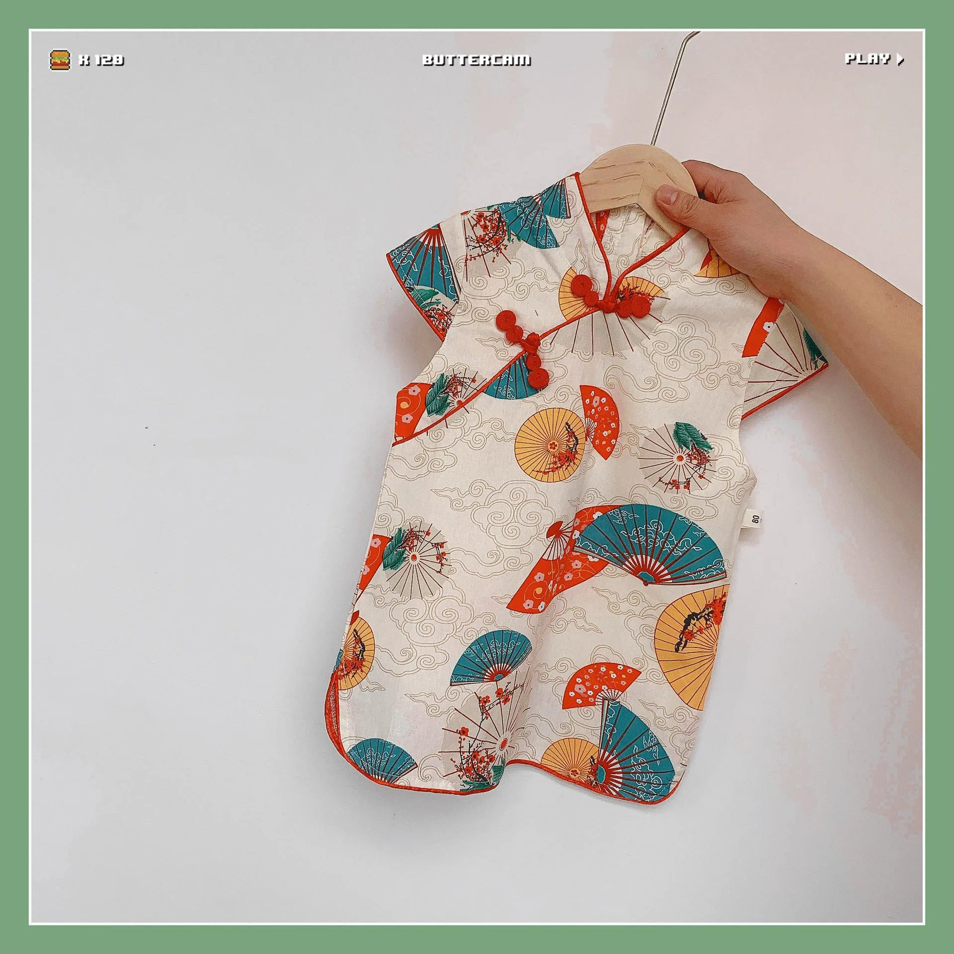 Vestido de traje Hanfu Tang para niños, ropa de moda para niñas de 2 a 10 años, estilo chino, Cheongsam para niños, nuevo estilo de verano - imagen 5