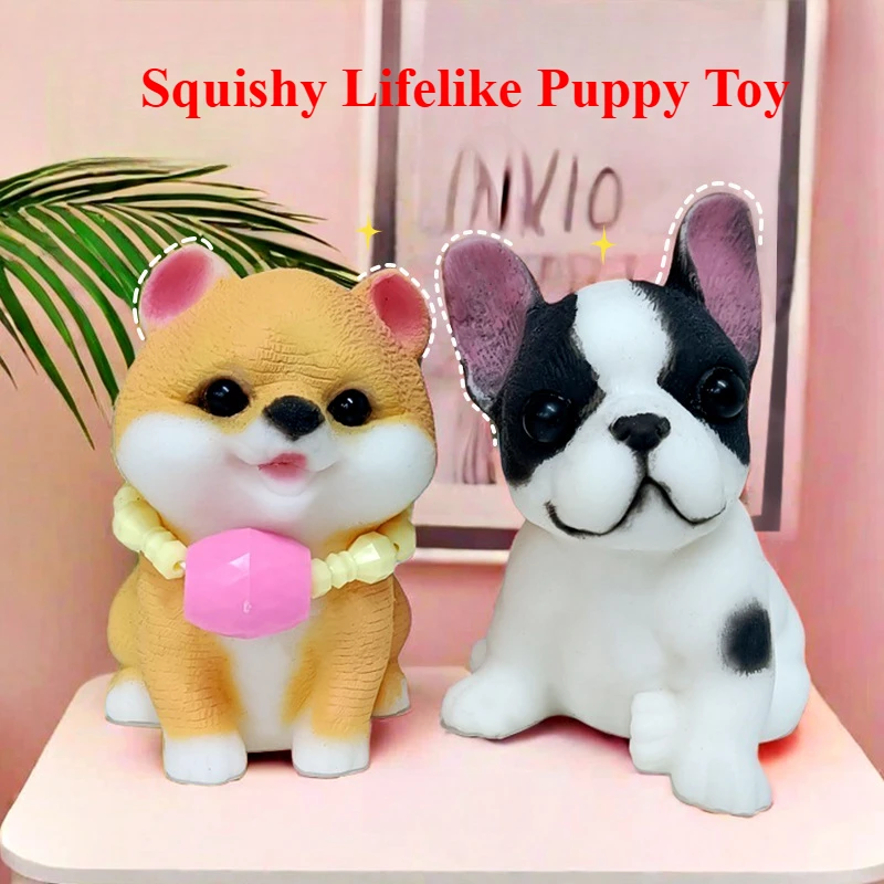 Juguetes para apretar, regalo para aliviar el estrés, juguete antiestrés para perros hinchables no tóxico, cachorro de rebote reutilizable para juego sensorial para niños - imagen 2