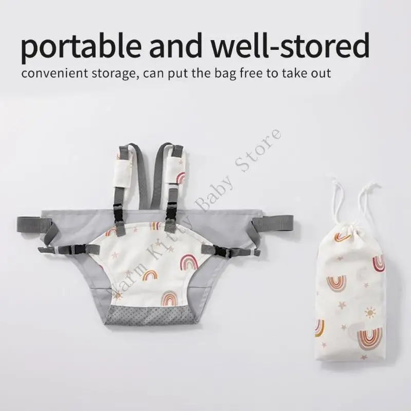 Arnés de silla alta portátil para bebé, cinturón con correa de seguridad ajustable, refuerzo de alimentación de bebé, cinturón de seguridad para viaje, hogar, restaurante - imagen 3
