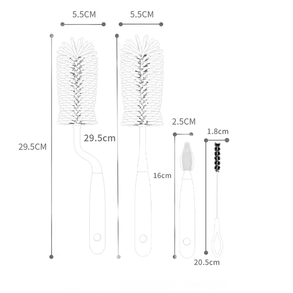 Cepillo multiusos de silicona 360° – Limpieza biberones y chupetes - imagen 5
