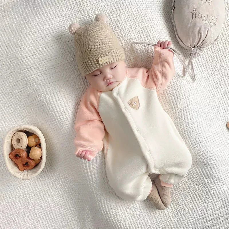 Mono acolchado para recién nacido – Pelele cálido de invierno - imagen 5