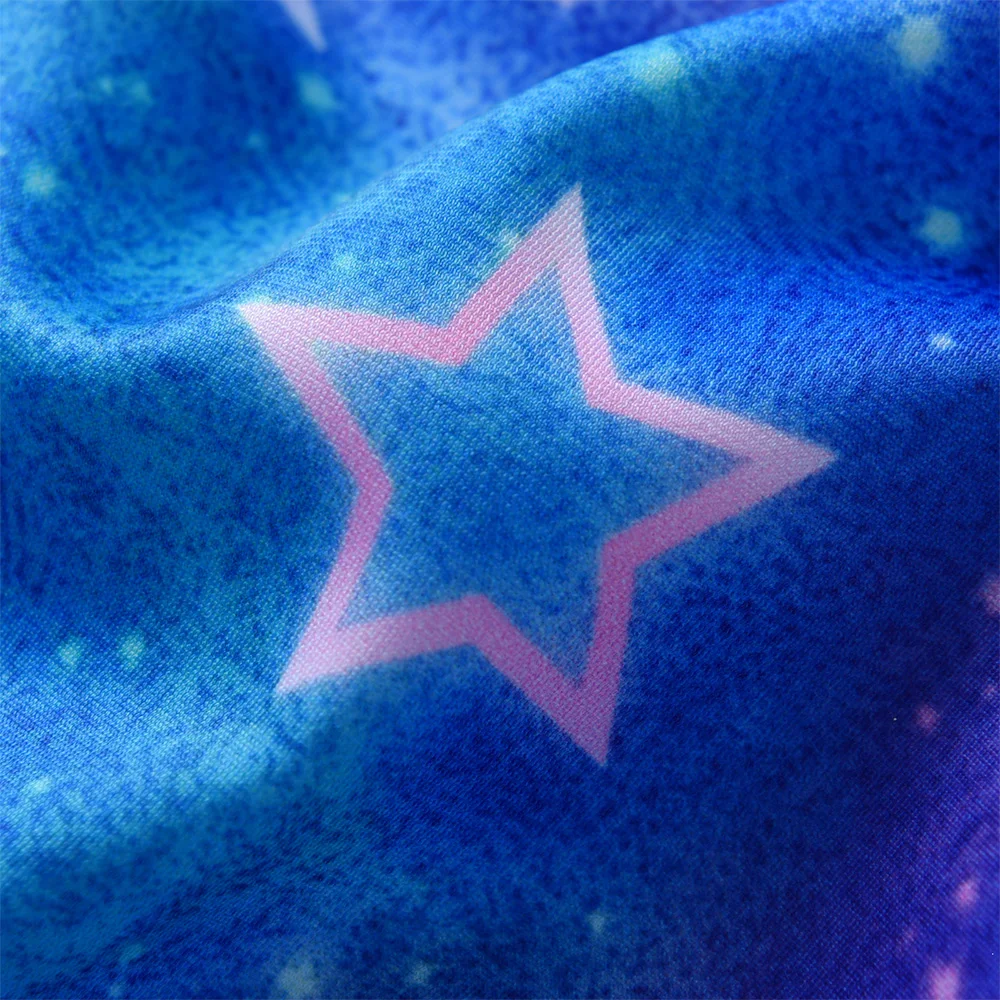 DXTON Traje de baño una pieza para niña con estrellas elástico verano - imagen 2