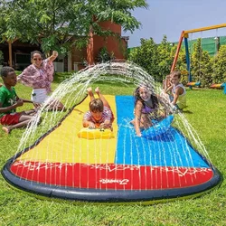 Tobogán inflable de agua para exteriores – Deslizador acuático infantil