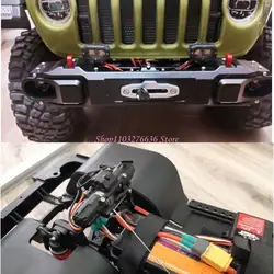 Coche teledirigido 1/10 con motor dual y cabrestante D90 TF2
