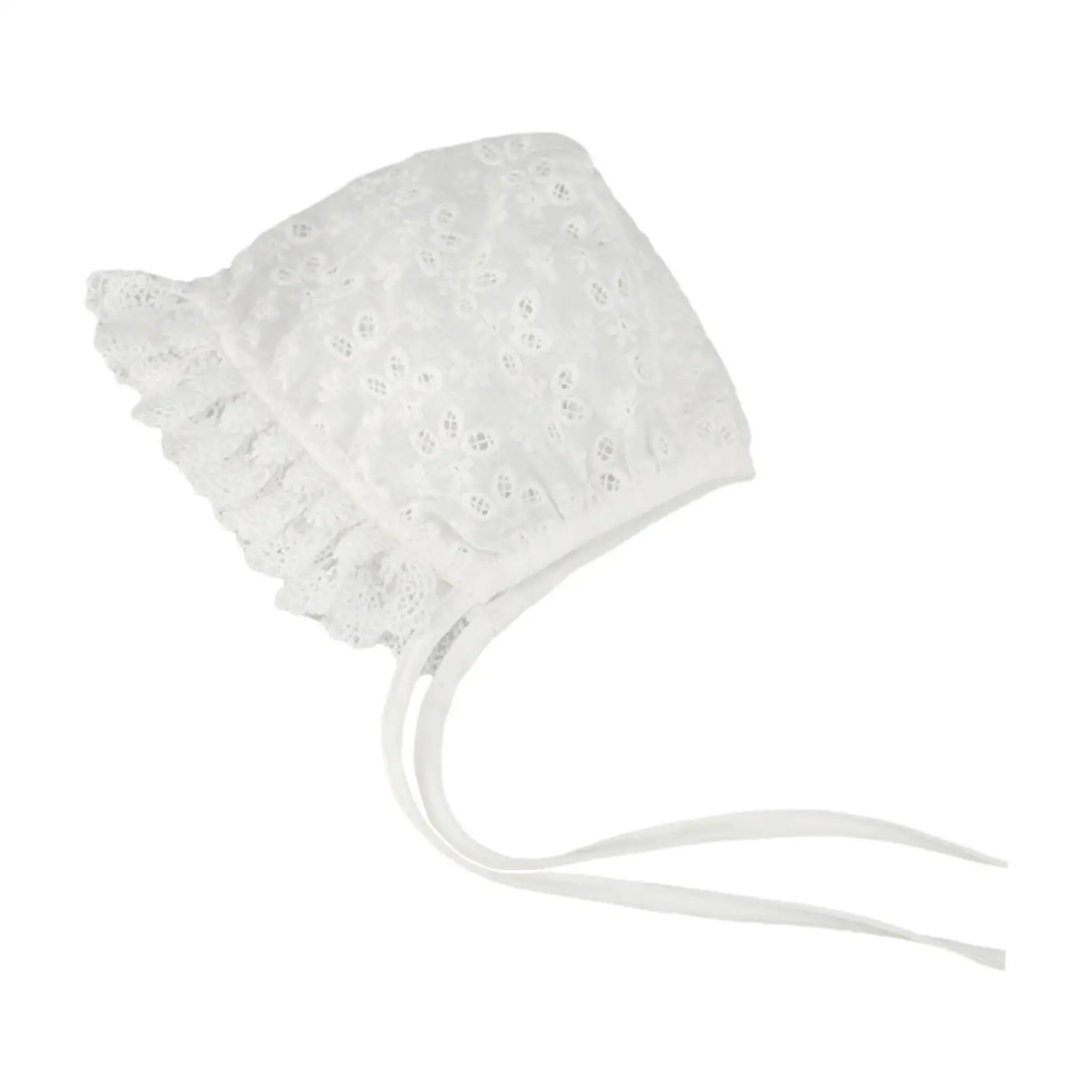 Baby Shower Lace Bonnet Comfortable Toddlers Cute Summer Dress up Ruffle Hat