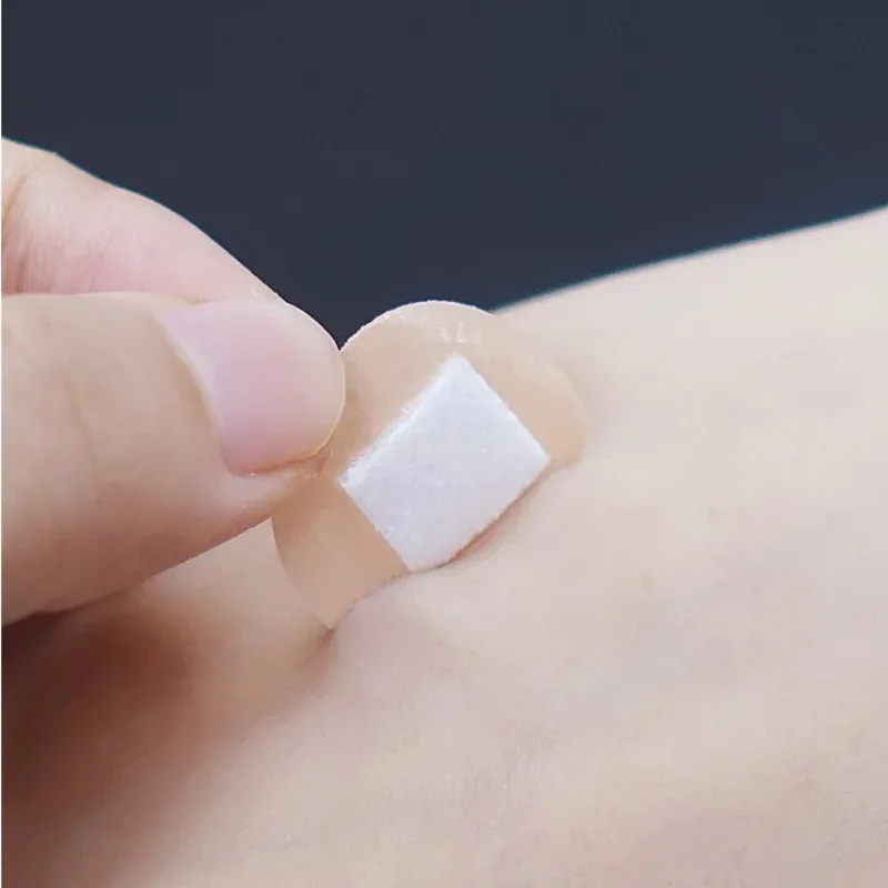 120 unids/set tirita redonda de dibujos animados piel vacuna inyección agujero parche para niños heridas yeso vendajes adhesivos - imagen 2