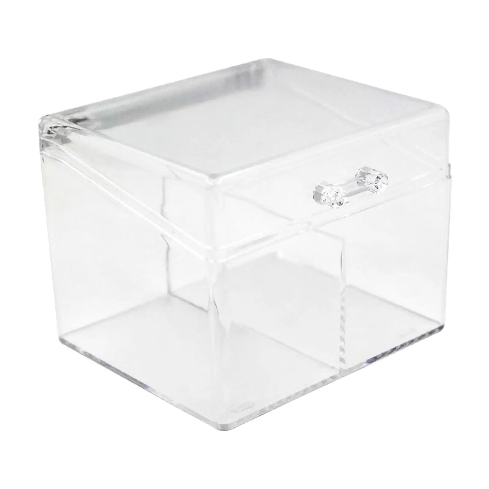 Photocard Storage Box Multifunctional Flip Box Desk Oranizer for Baseball Cards Trading Cards Sports Cards Photocard Small Items