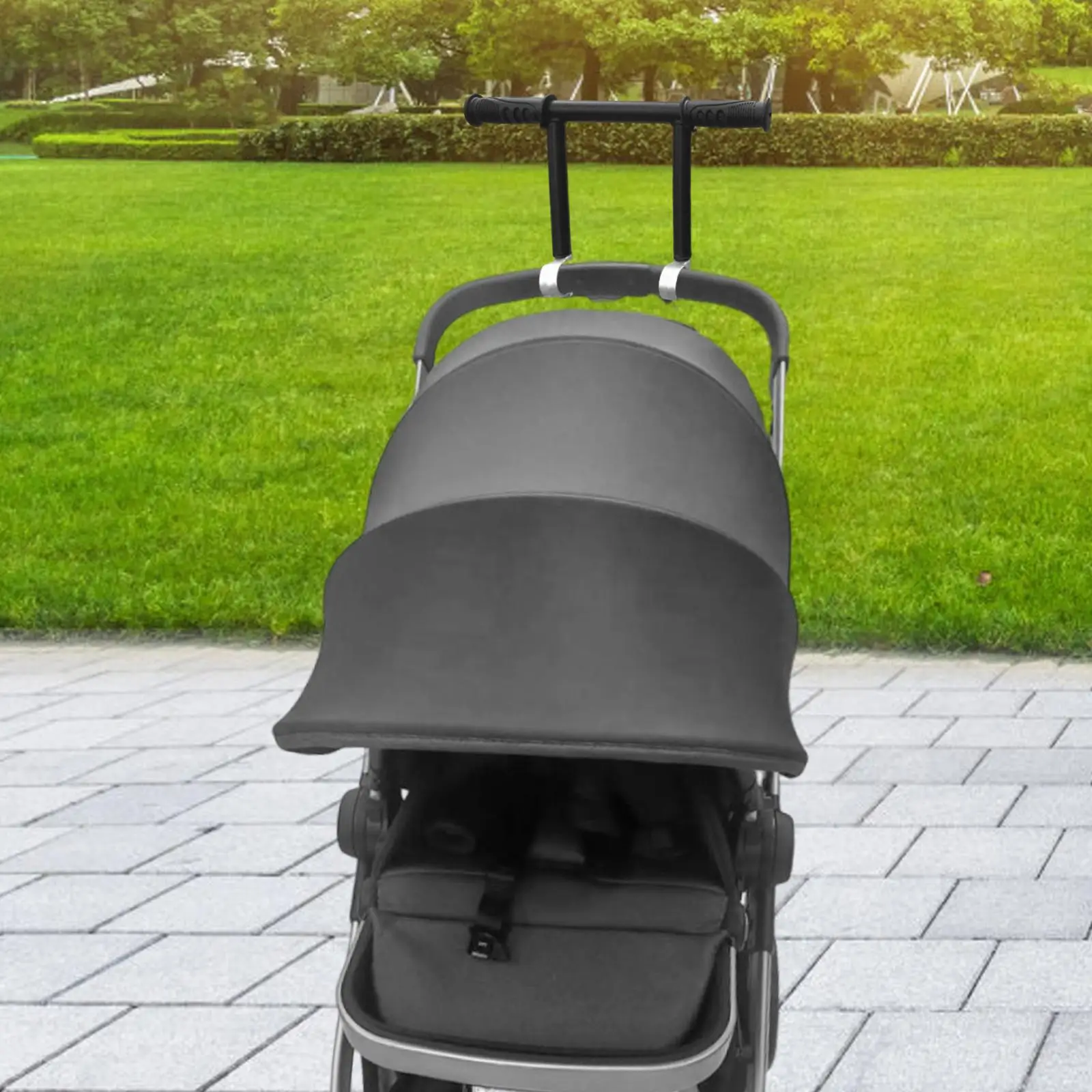 Extensor de manija de cochecito Extensión de manillar ergonómica cómoda universal - imagen 4