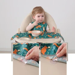 Babero impermeable con ventosa antisuciedad – Fácil de limpiar