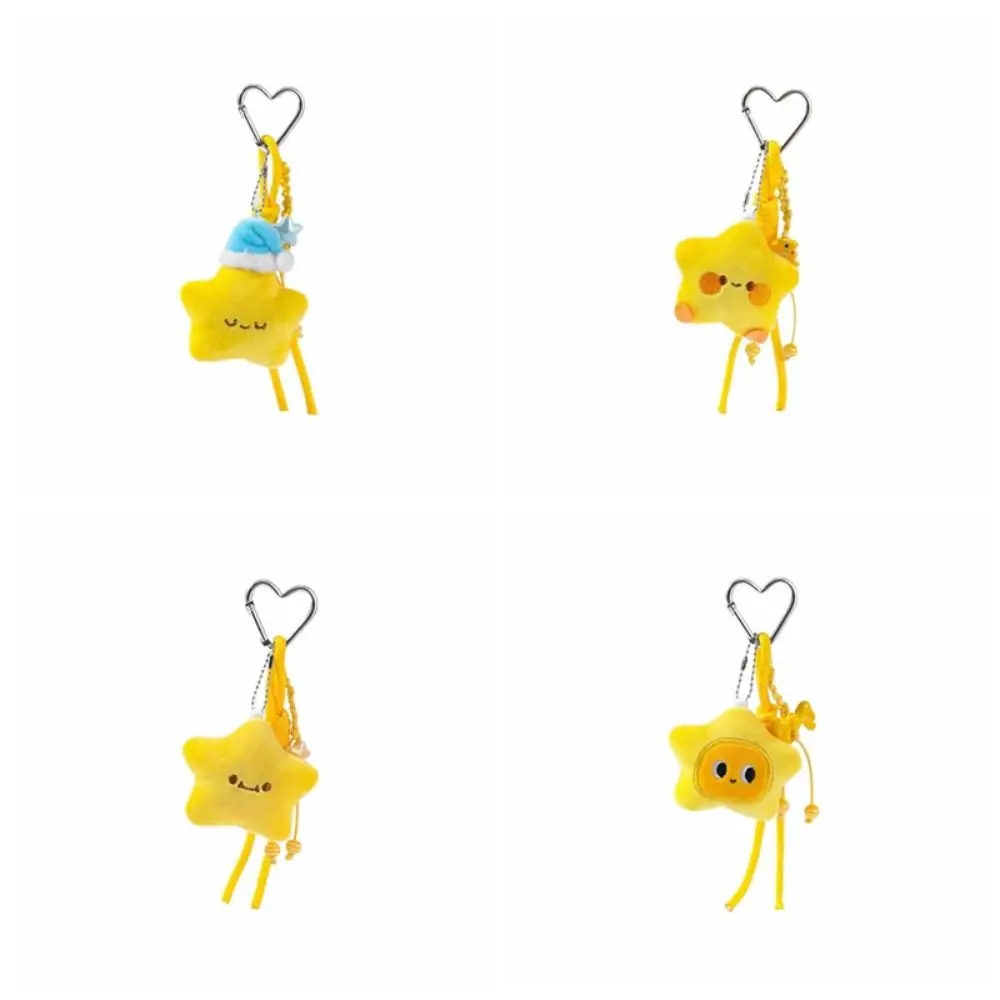 Llavero estrella de peluche con sonido – Colgante suave para bebé
