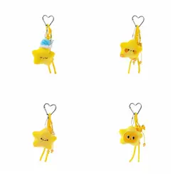 Llavero estrella de peluche con sonido – Colgante suave para bebé