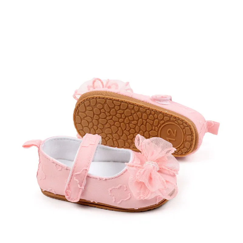 Zapatos bebé niña primavera otoño con lazo y suela antideslizante - imagen 5