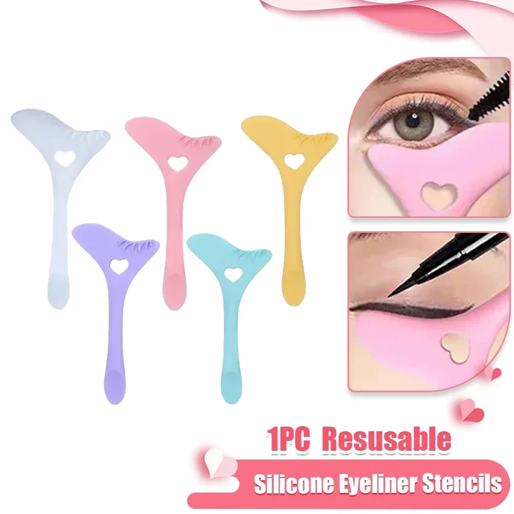 Plantilla silicona para delineador niños – Aplicador maquillaje ojos