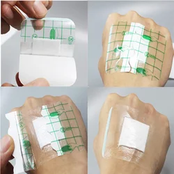 10 Uds cinta adhesiva transparente médica yeso transpirable impermeable vendaje Medicinal para heridas vendaje 6x7cm 6x10cm