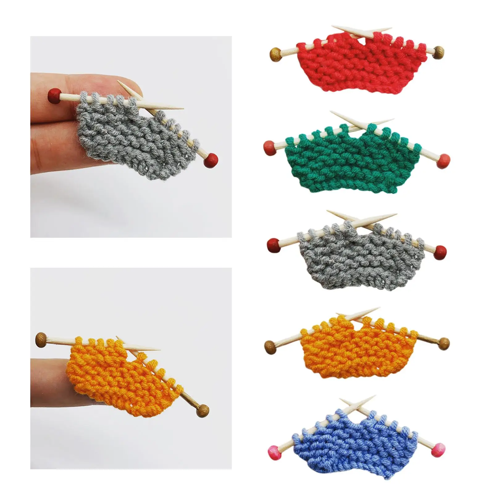 Dollhouse Woolen Yarn Knitting for 1:12 Dollhouse Playhouse Creative Toy