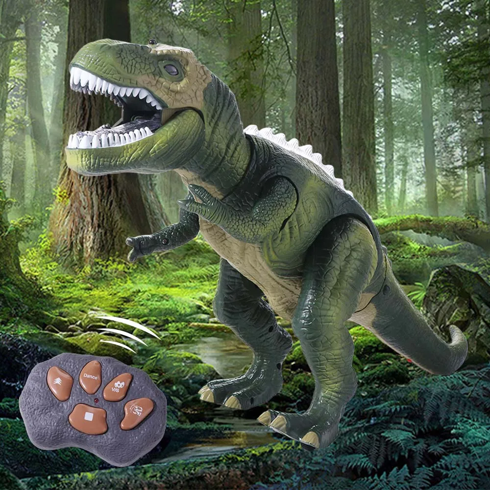 Dinosaurio T-Rex RC de control remoto – Juguete interactivo para niños - imagen 5