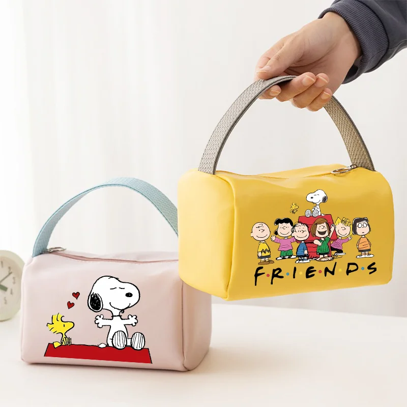 Snoopys, bolsa de maquillaje para mujer, bolsa de cosméticos, monedero, bolsa de almacenamiento de viaje, bolso de aseo de moda, estuche organizador, regalo Kawaii