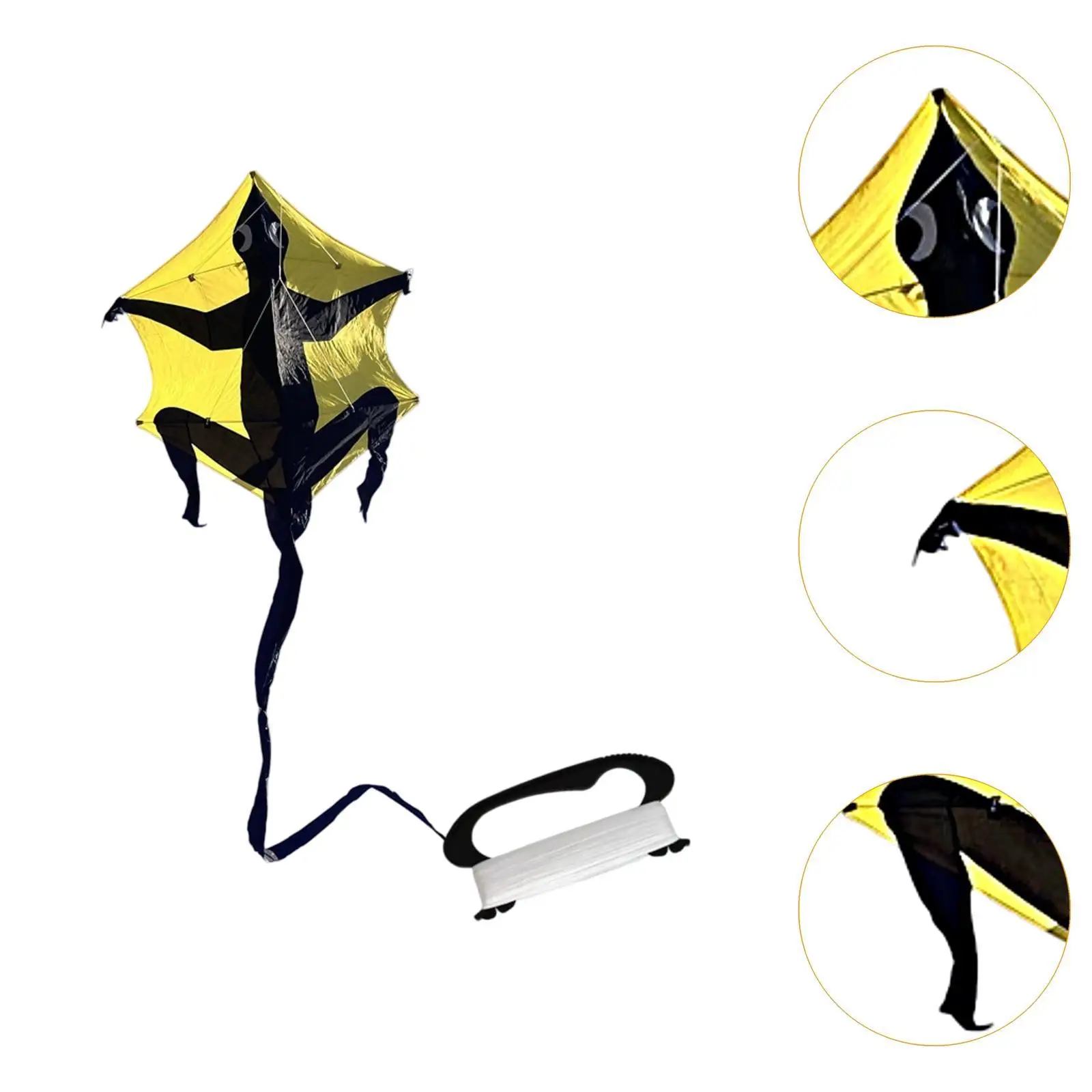 Animal Design Kite for Outdoor Fun 128cmx150cm Single Line Toy for Family Gatherings