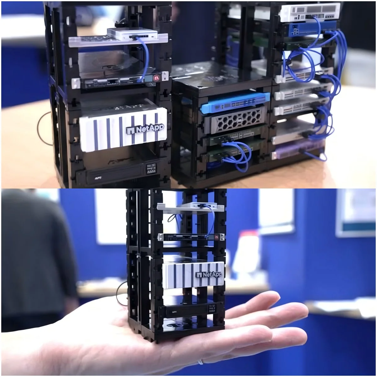 Tarlin cápsula juguetes lindo fabricante de equipos de red supervisión equipo de red Palm 3 miniaturas F5 para figuras 1/12 - imagen 5